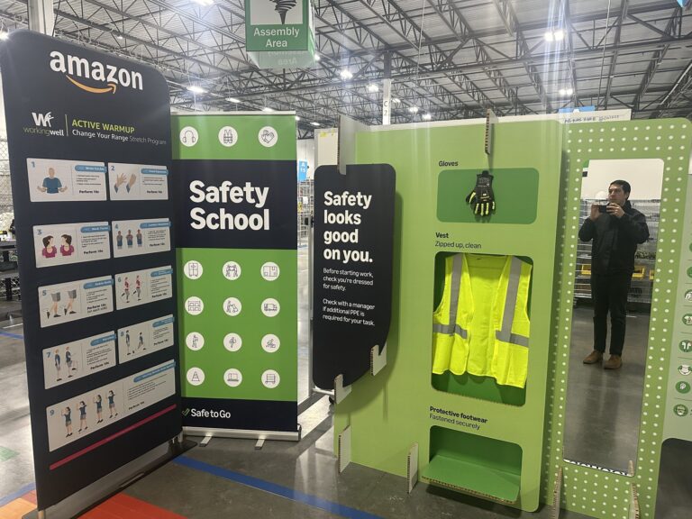Amazon Distribution Facility, Naples, UT - Safety and assembly area